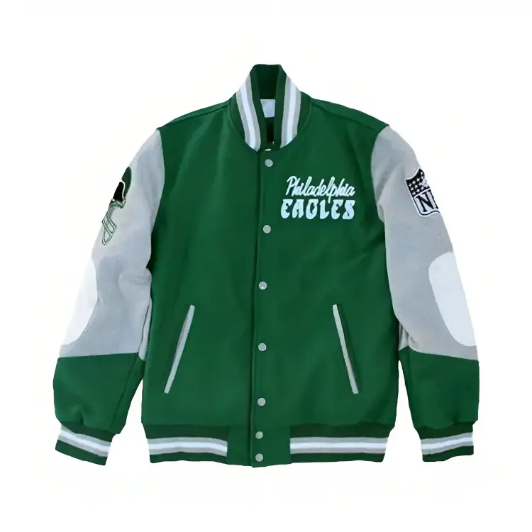 Philadelphia Eagles Varsity Jacket - Stranger Things Outfits
